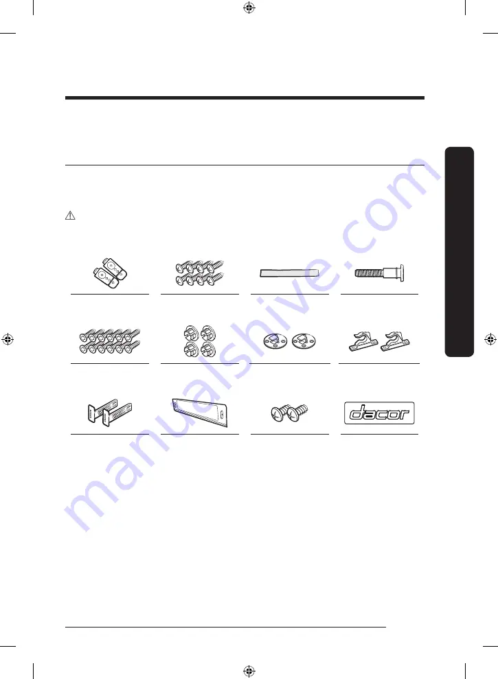 Dacor DDW24G9000AP User Manual Download Page 11