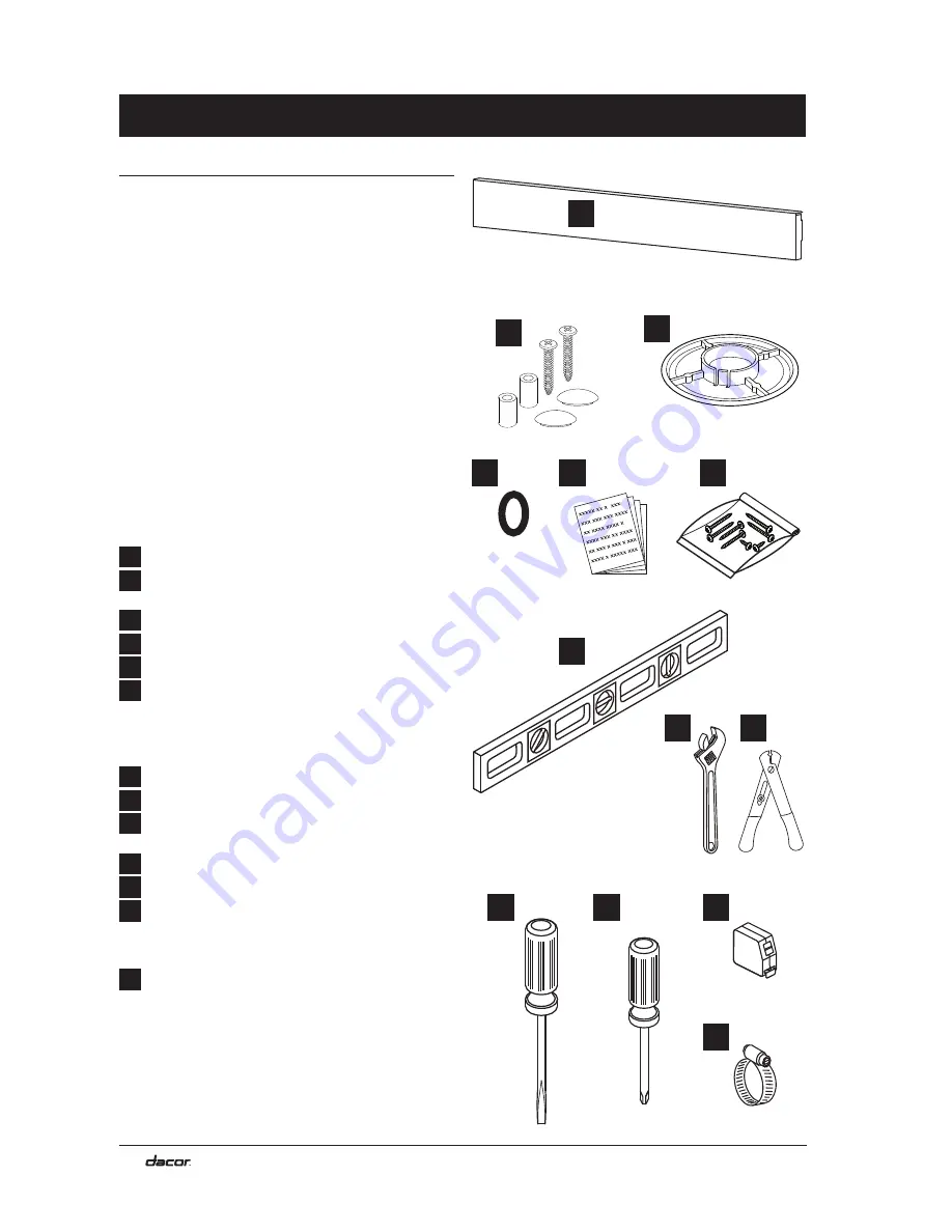 Dacor EDWH24S Installation Instructions Manual Download Page 10