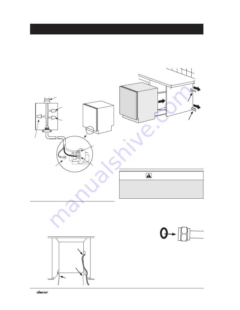 Dacor EDWH24S Installation Instructions Manual Download Page 14