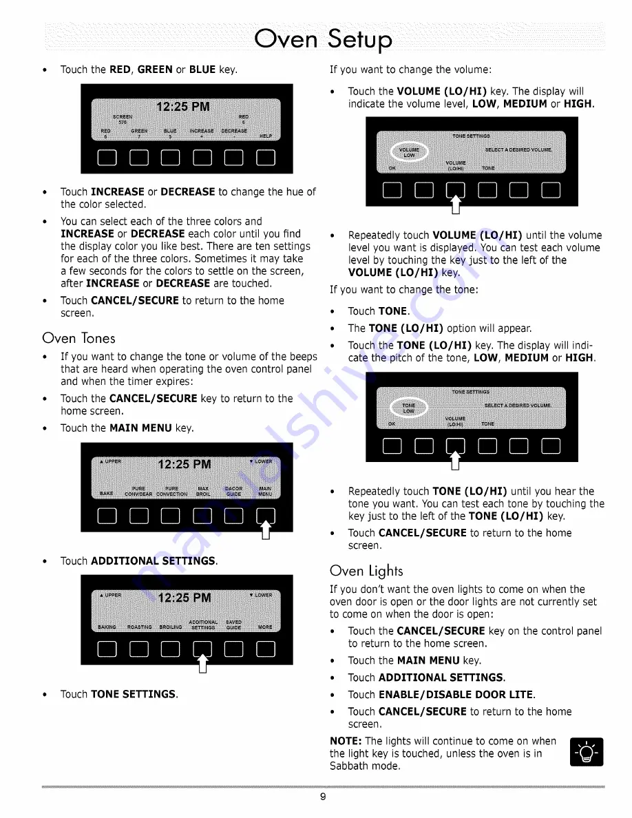 Dacor EO Series Use And Care Manual Download Page 11