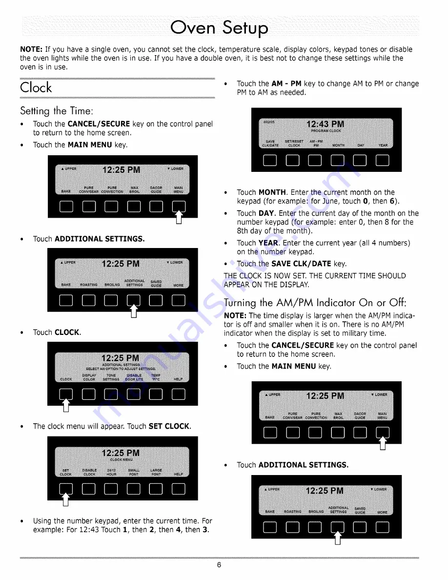 Dacor EO Series Use And Care Manual Download Page 128