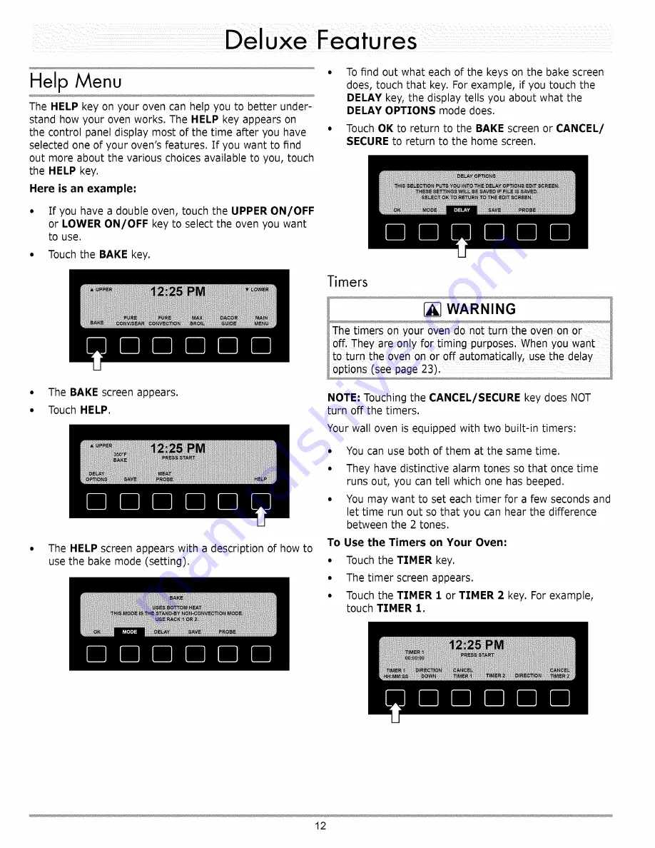 Dacor EO Series Use And Care Manual Download Page 134