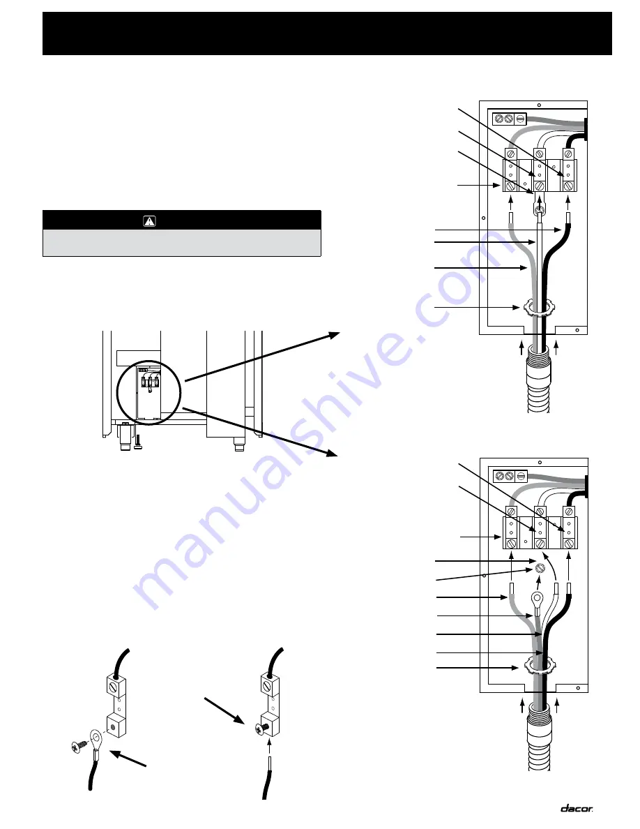 Dacor Epicure ER30DSCH Installation Instructions Manual Download Page 15