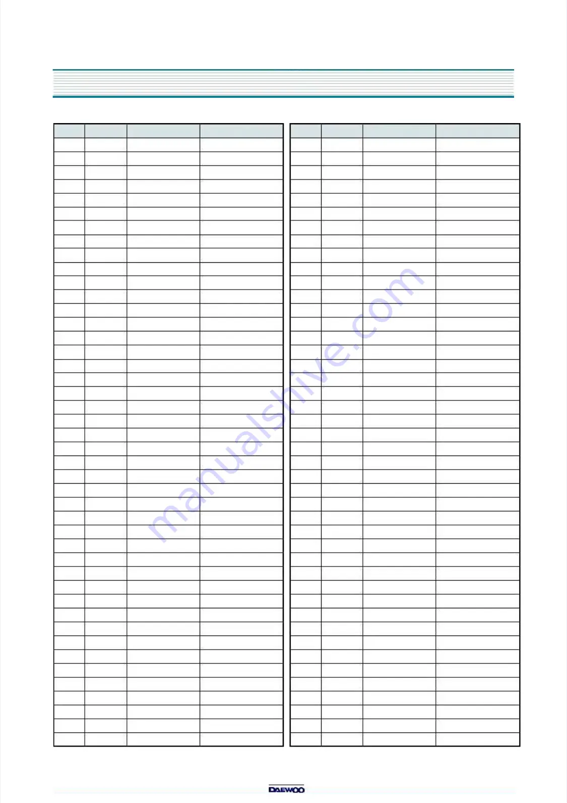 DAEWOO ELECTRONICS DTQ-14V1FC Service Manual Download Page 29