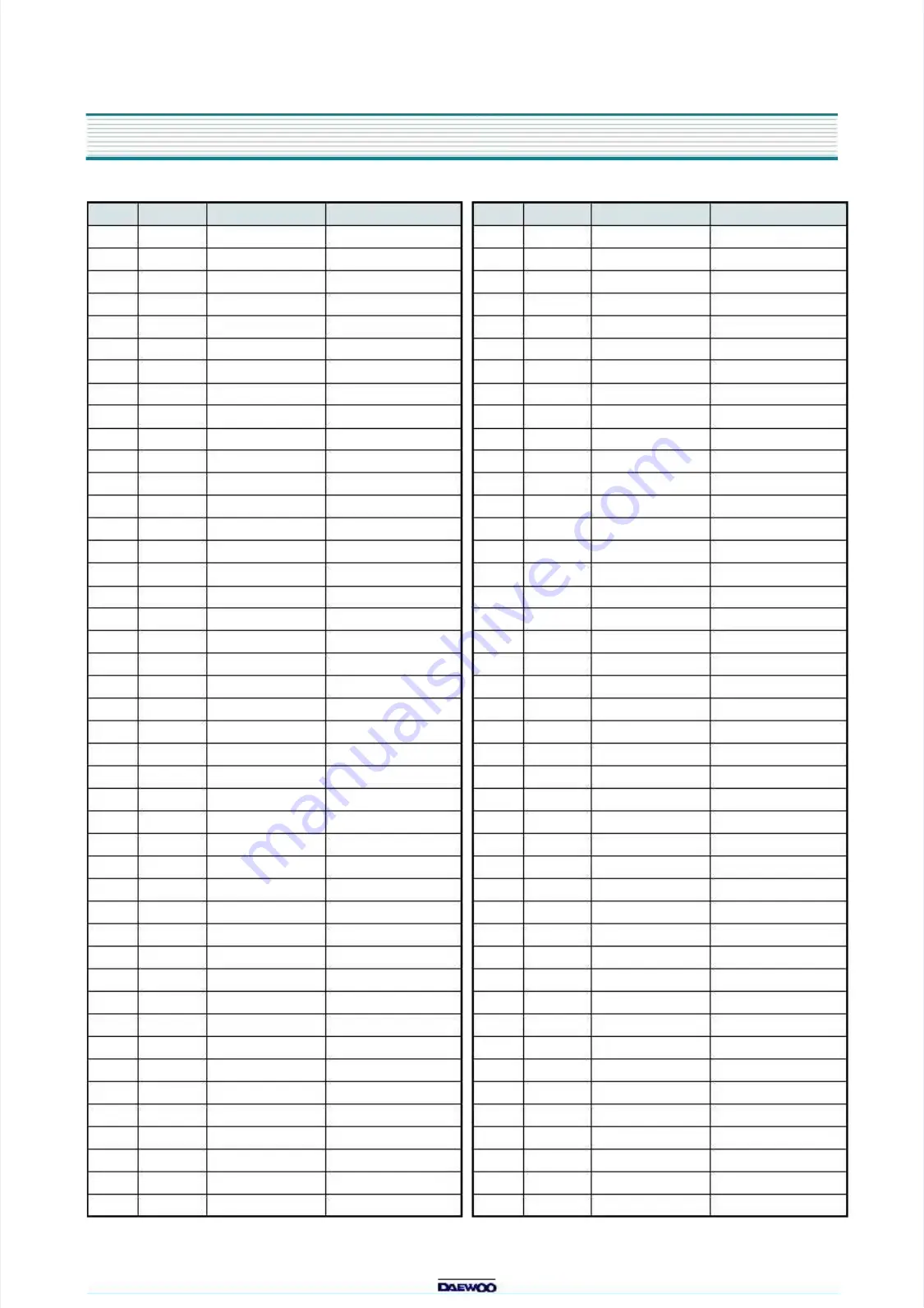 DAEWOO ELECTRONICS DTQ-14V1FC Service Manual Download Page 30