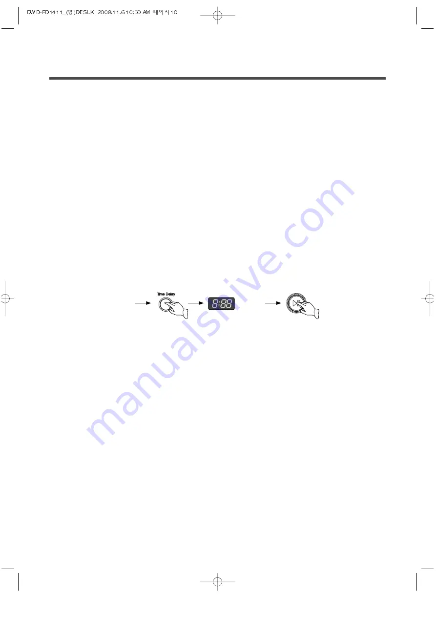 DAEWOO ELECTRONICS DWD-FD1411 Скачать руководство пользователя страница 10