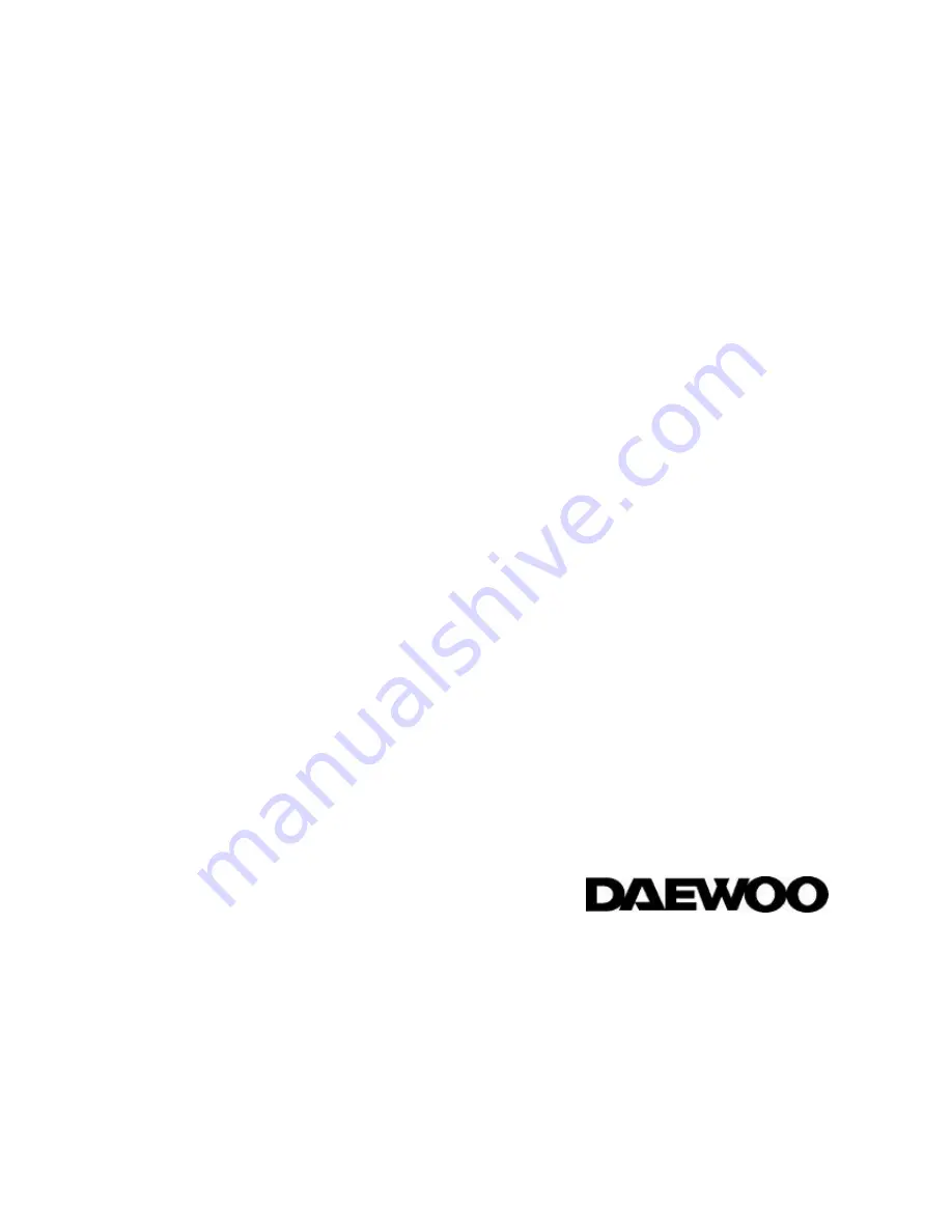 Daewoo DTQ-29M2FS Service Manual Download Page 24