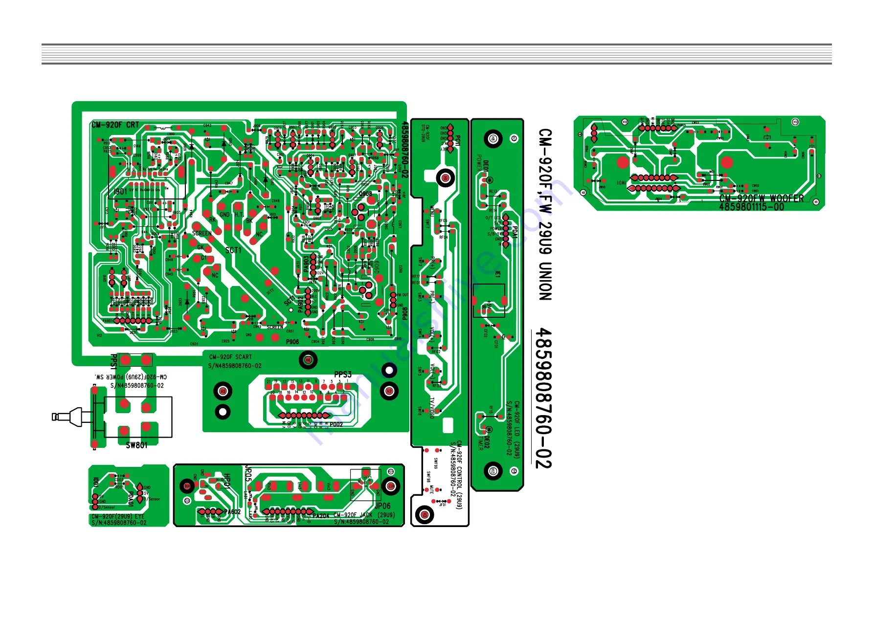 Daewoo DTR-29U9ME Service Manual Download Page 46