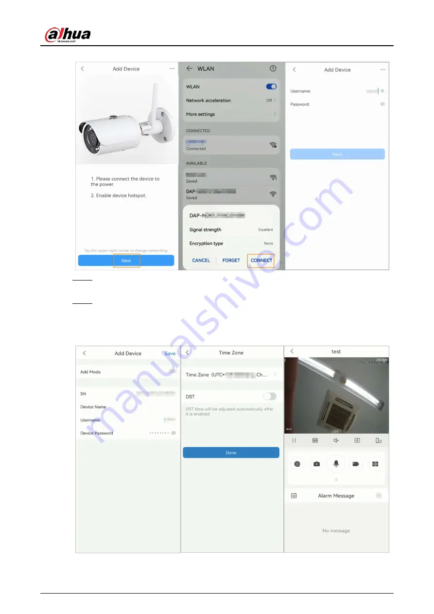 Dahua Technology IPC-HFW1430DS-SAW-0360B Quick Start Manual Download Page 14