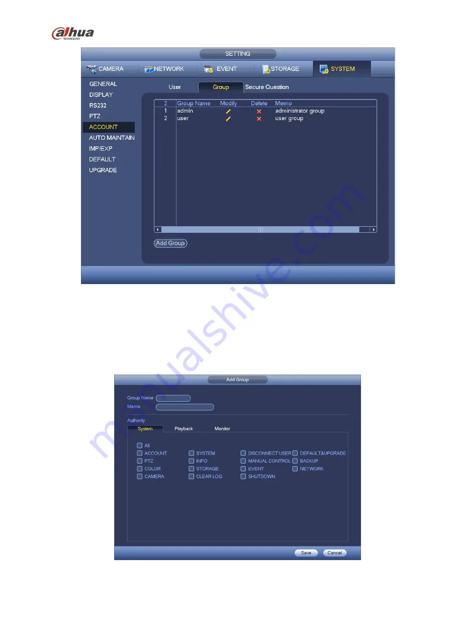 Dahua 41HS-W-S2 Series User Manual Download Page 312