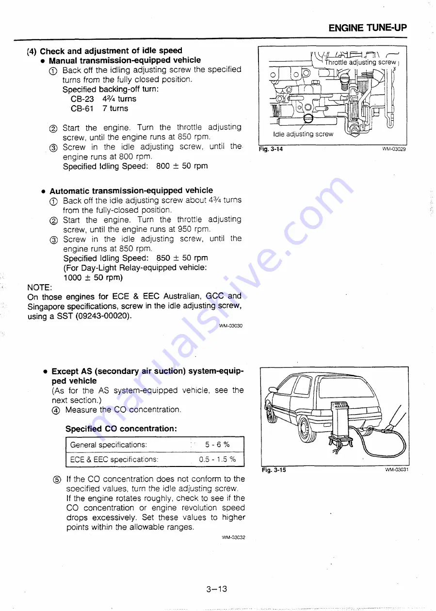 Daihatsu CB Series Скачать руководство пользователя страница 41