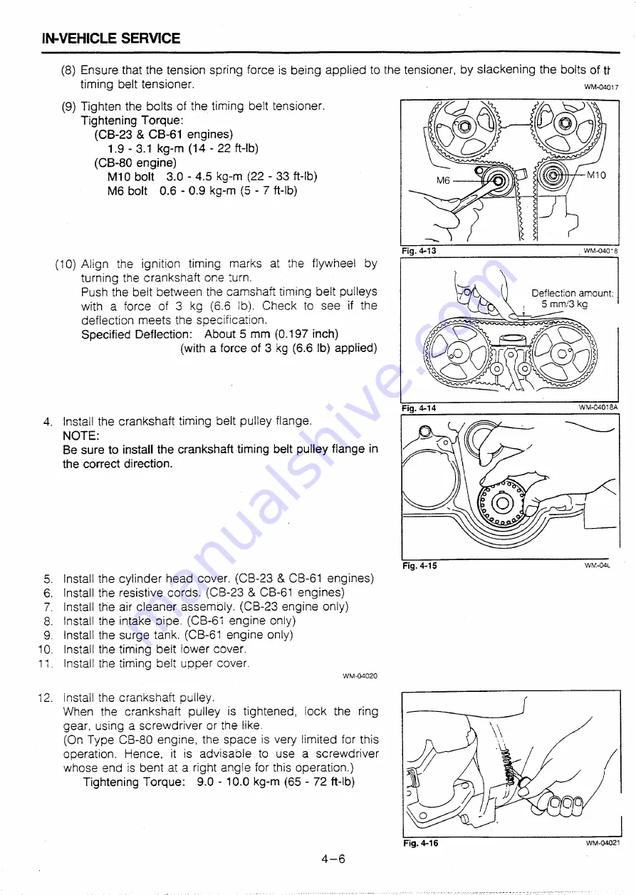 Daihatsu CB Series Manual Download Page 60