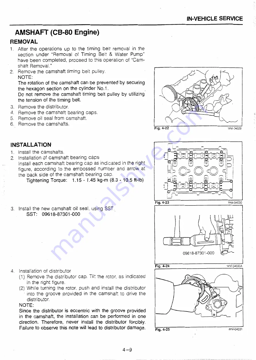 Daihatsu CB Series Manual Download Page 63