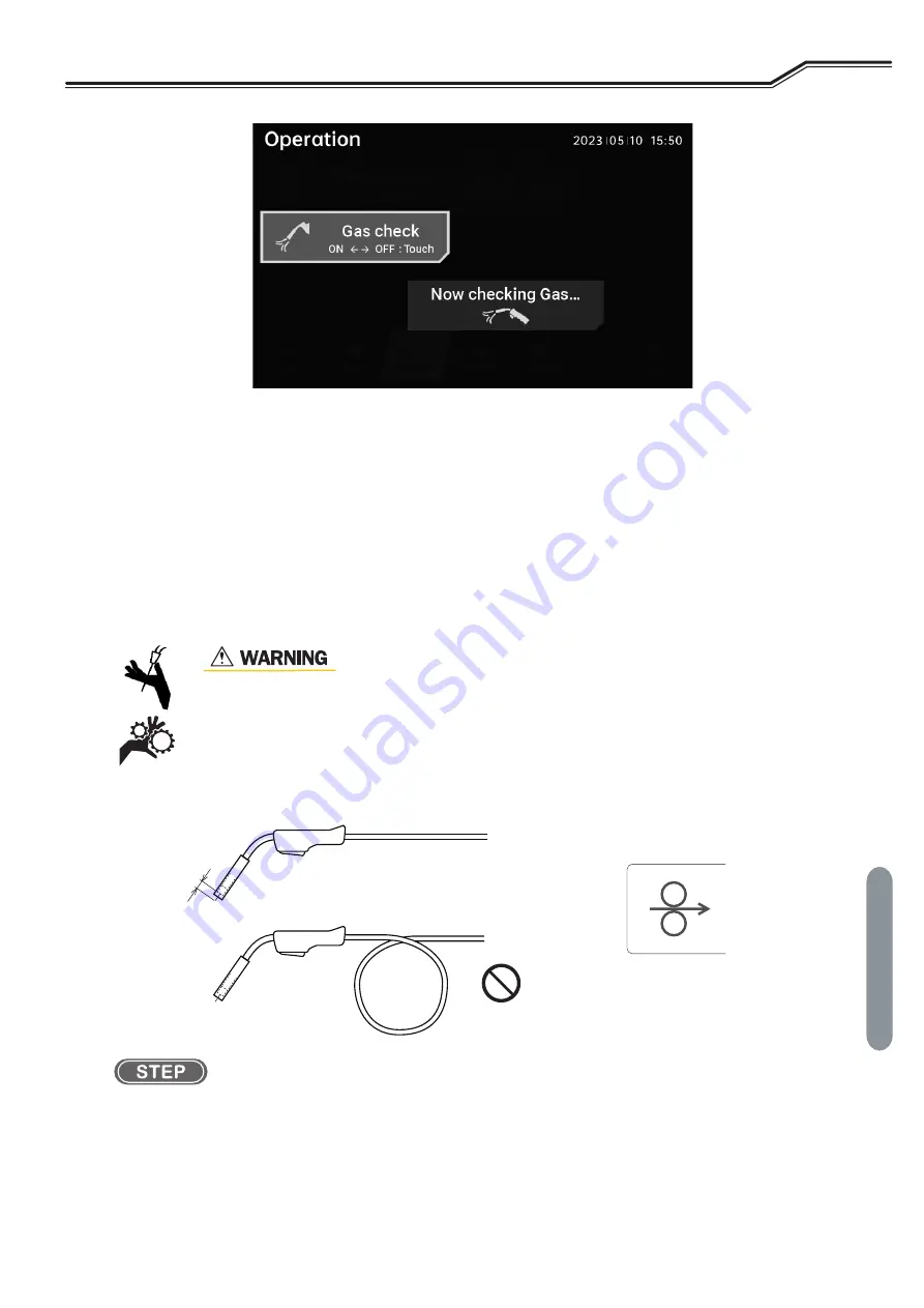 Daihen OTC ARXIS pulse P403L Owner'S Manual Download Page 57