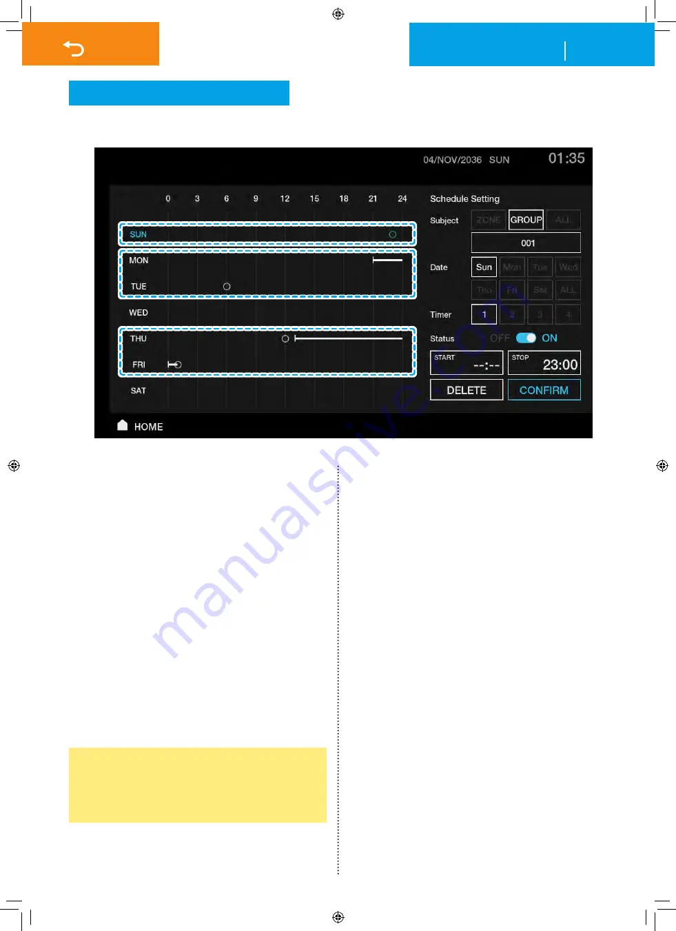 Daikin DTP401A61 Operation Manual Download Page 32