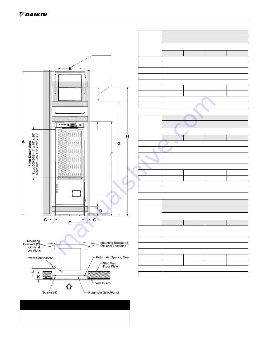 Daikin VHF Installation And Maintenance Manual Download Page 15