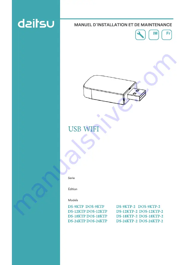 Daitsu ARTIC Series User Manual Download Page 148