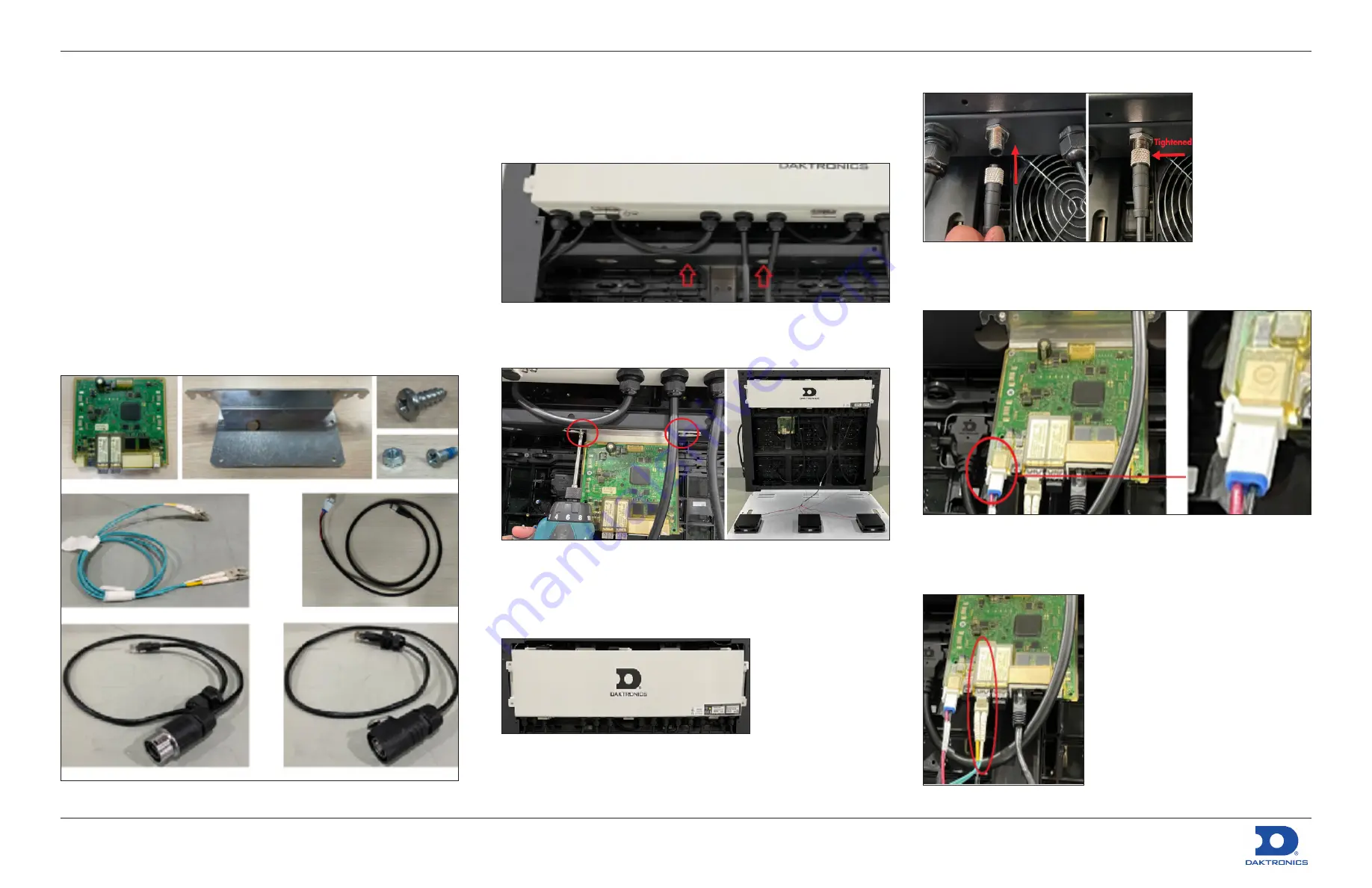 Daktronics DVX-1200 Series Installation & Service Manual Download Page 9