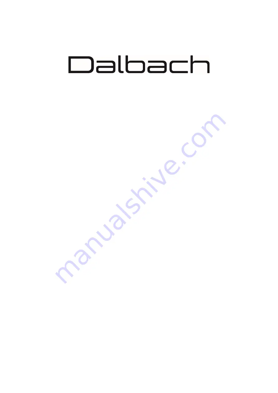 Dalbach MWUB44 Manual Download Page 114