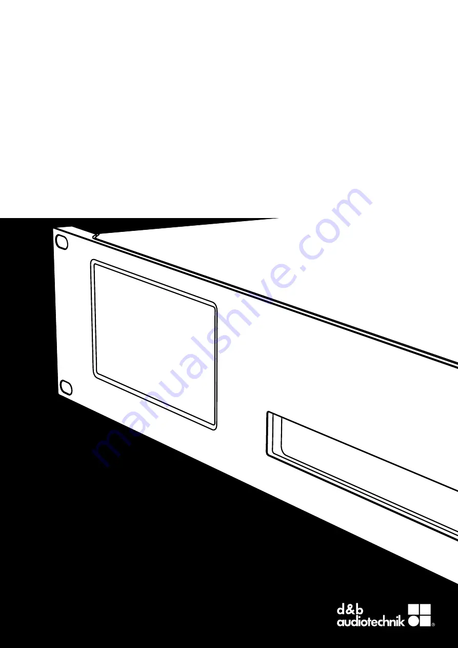 d&b audiotechnik 40D Reference Manual Download Page 1