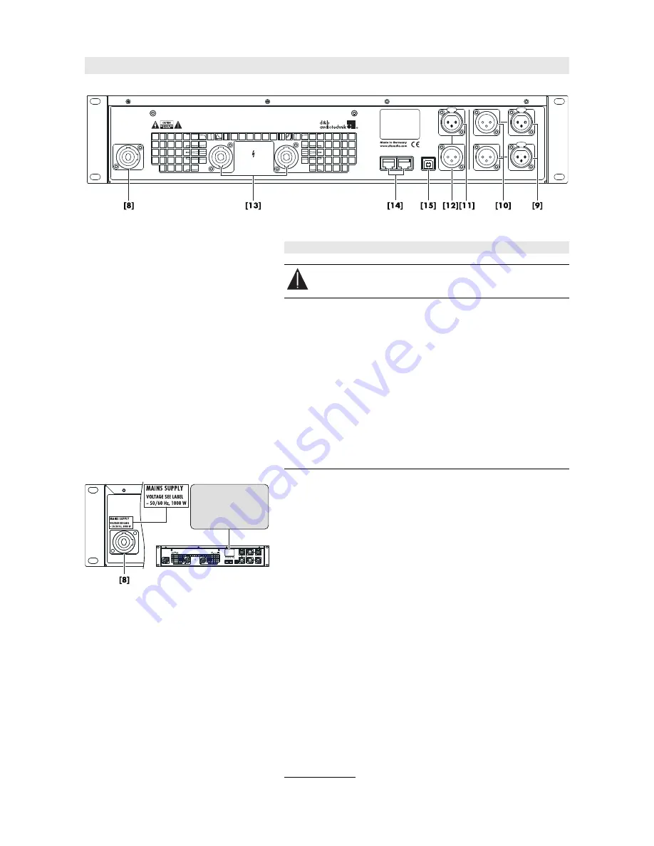 d&b audiotechnik D6 Hardware Manual Download Page 11