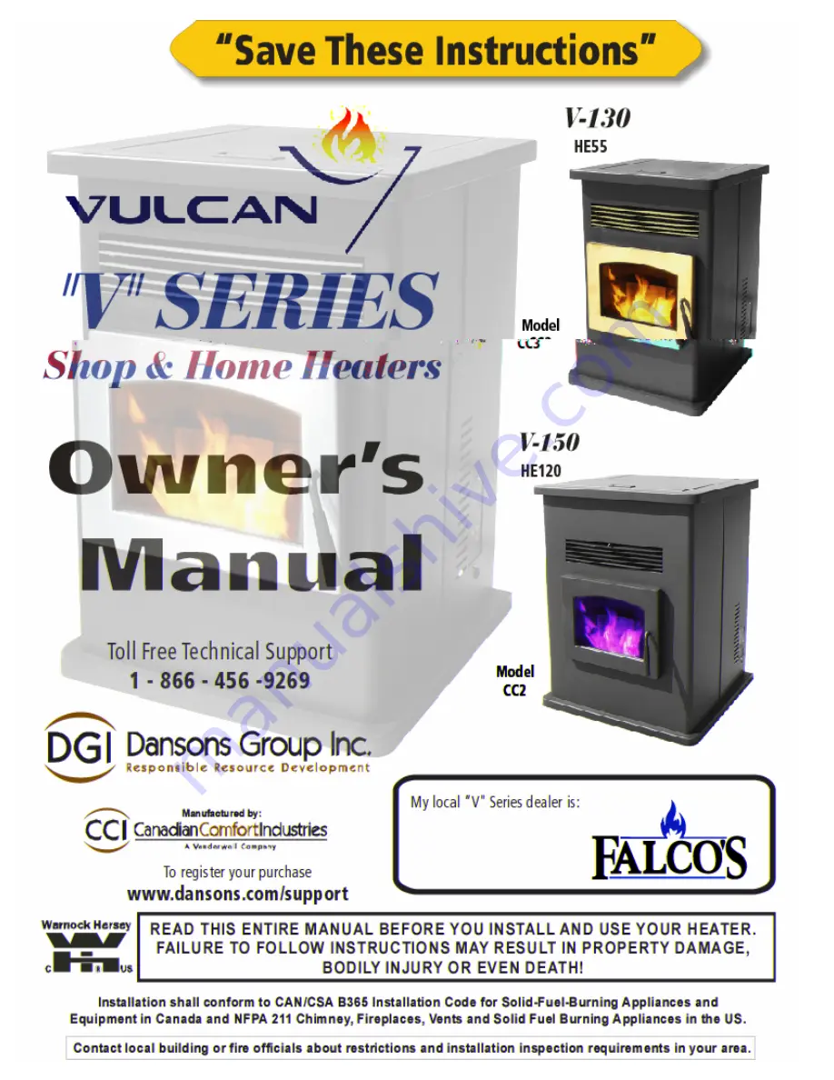 Dansons Group CC2 Owner'S Manual Download Page 1