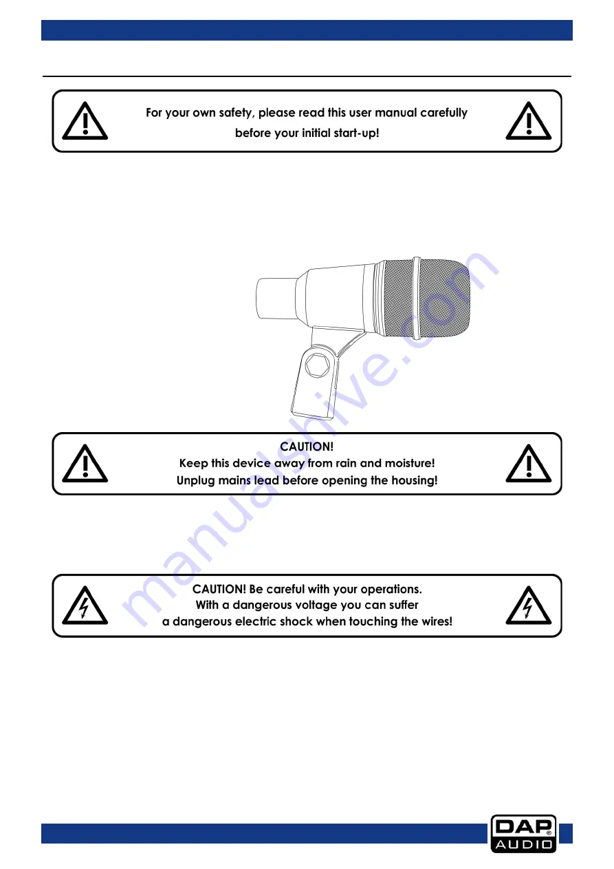 DAPAudio DM-25 Manual Download Page 3