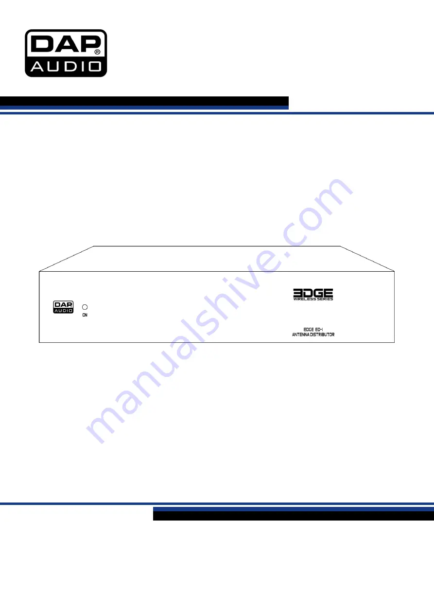 DAPAudio EDGE ED-1 Manual Download Page 1