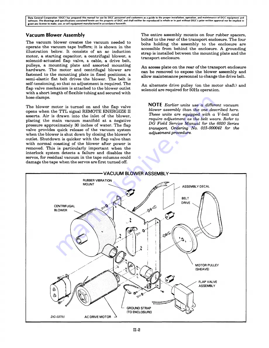 Data General 6020 Series Technical Manual Download Page 18