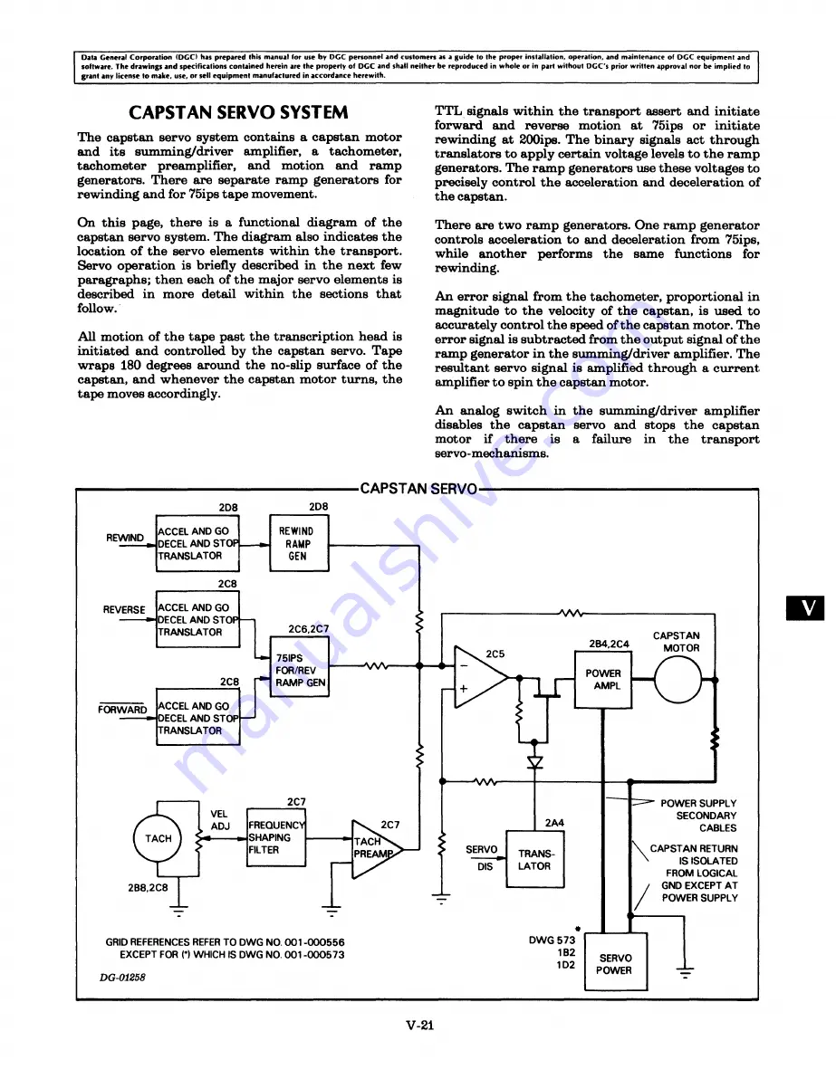 Data General 6020 Series Technical Manual Download Page 65