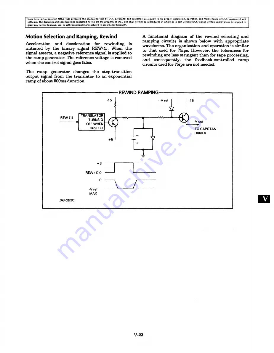 Data General 6020 Series Technical Manual Download Page 67