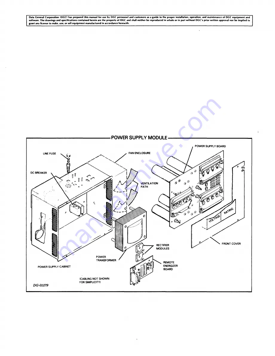 Data General 6020 Series Technical Manual Download Page 82