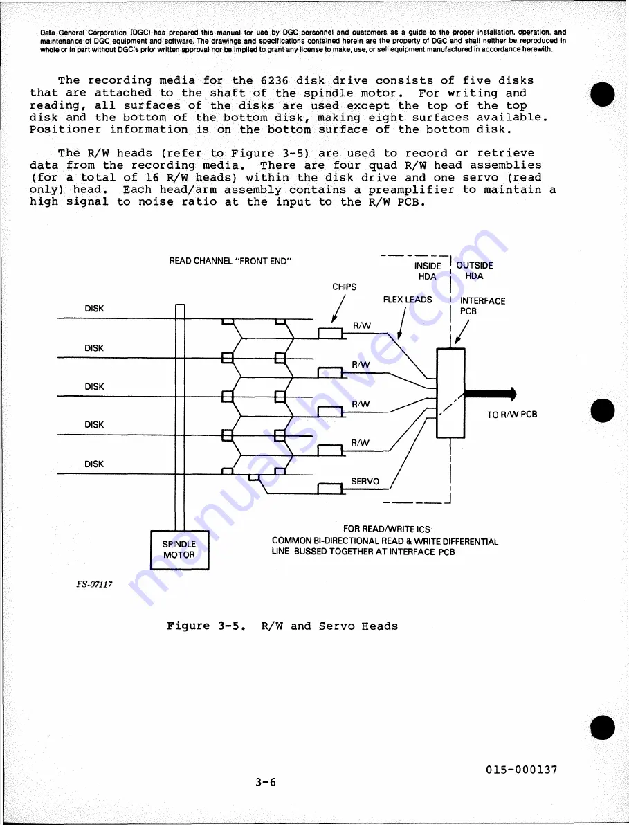 Data General 6236 Service Manual Download Page 55