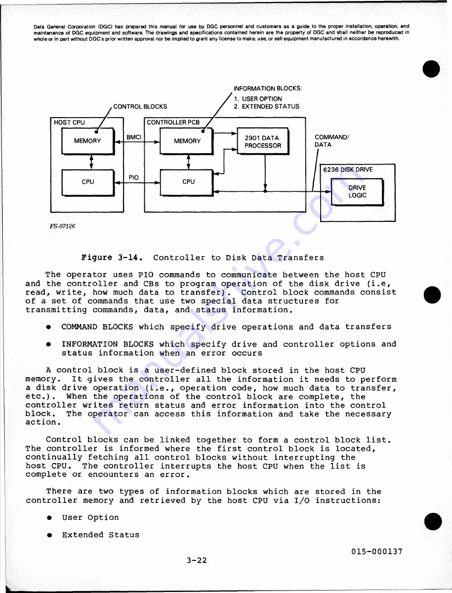 Data General 6236 Service Manual Download Page 69