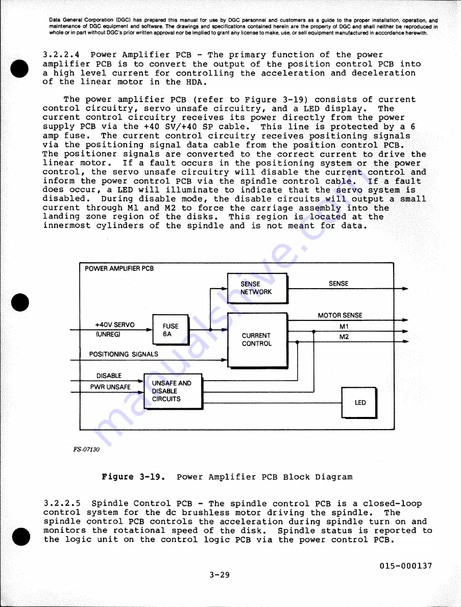 Data General 6236 Service Manual Download Page 76