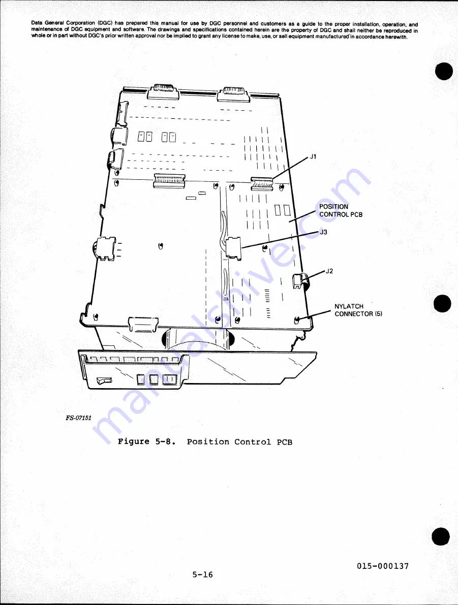 Data General 6236 Service Manual Download Page 160