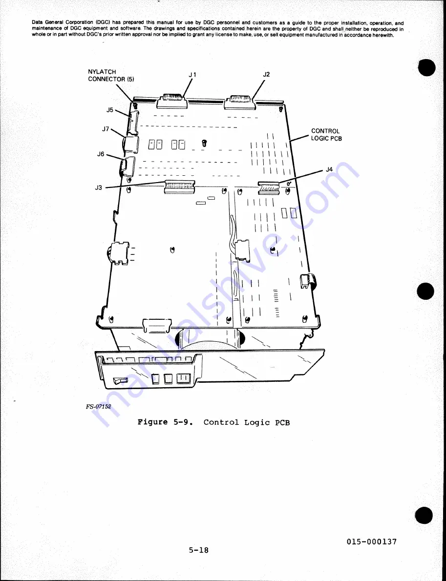 Data General 6236 Service Manual Download Page 162