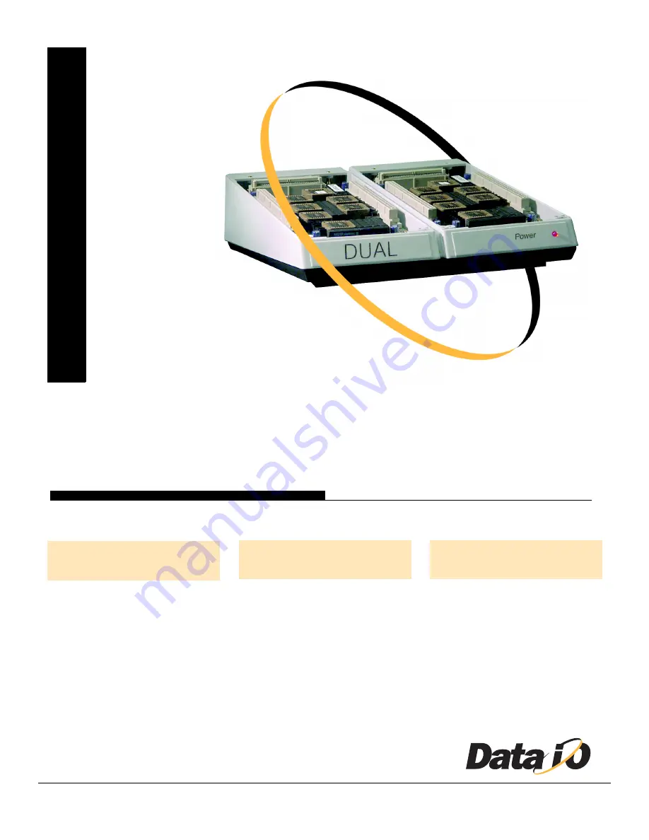 Data I/O DUAL Скачать руководство пользователя страница 1