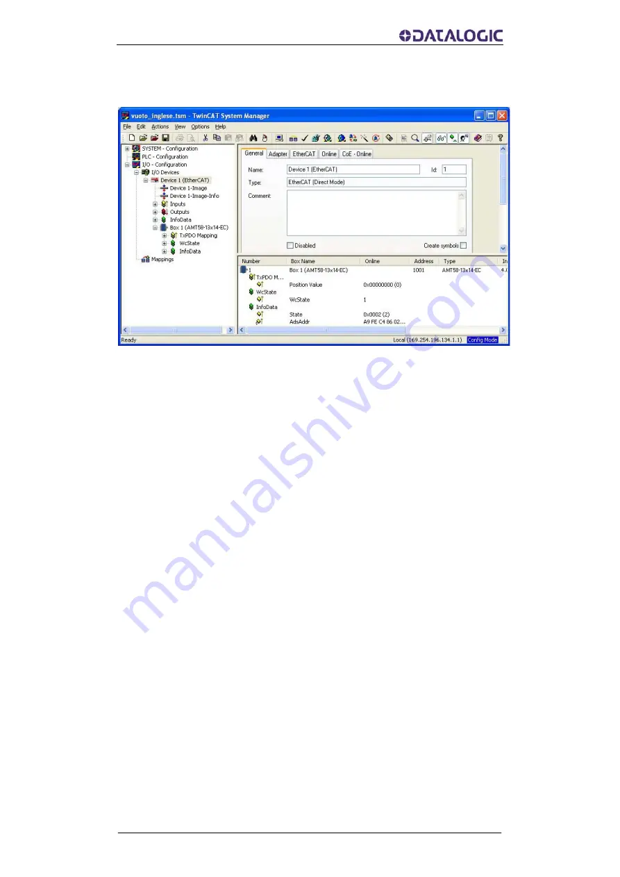 Datalogic AMT58 Series Instruction Manual Download Page 19