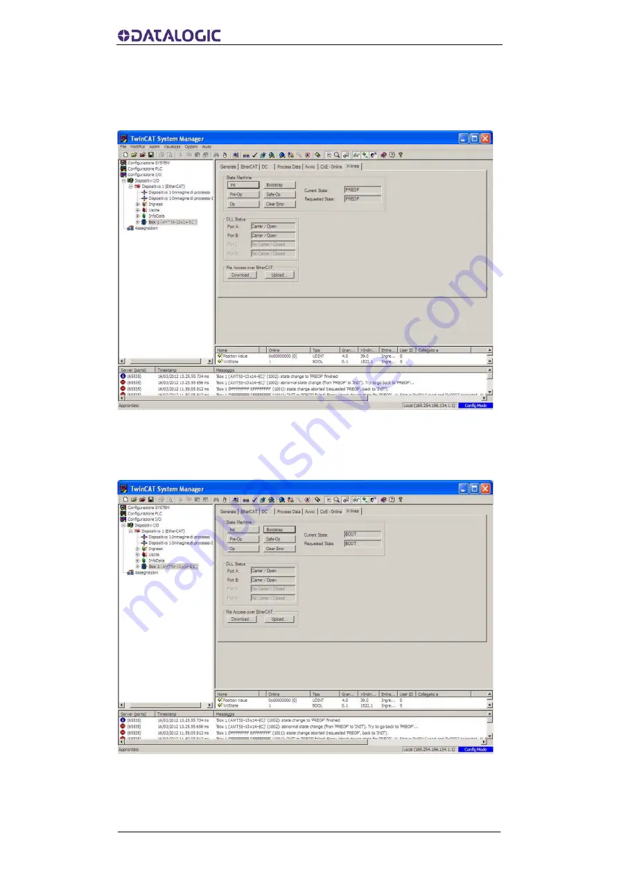 Datalogic AMT58 Series Instruction Manual Download Page 34