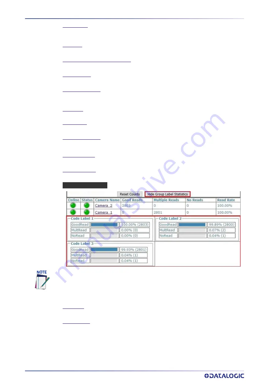 Datalogic AV500 Скачать руководство пользователя страница 100