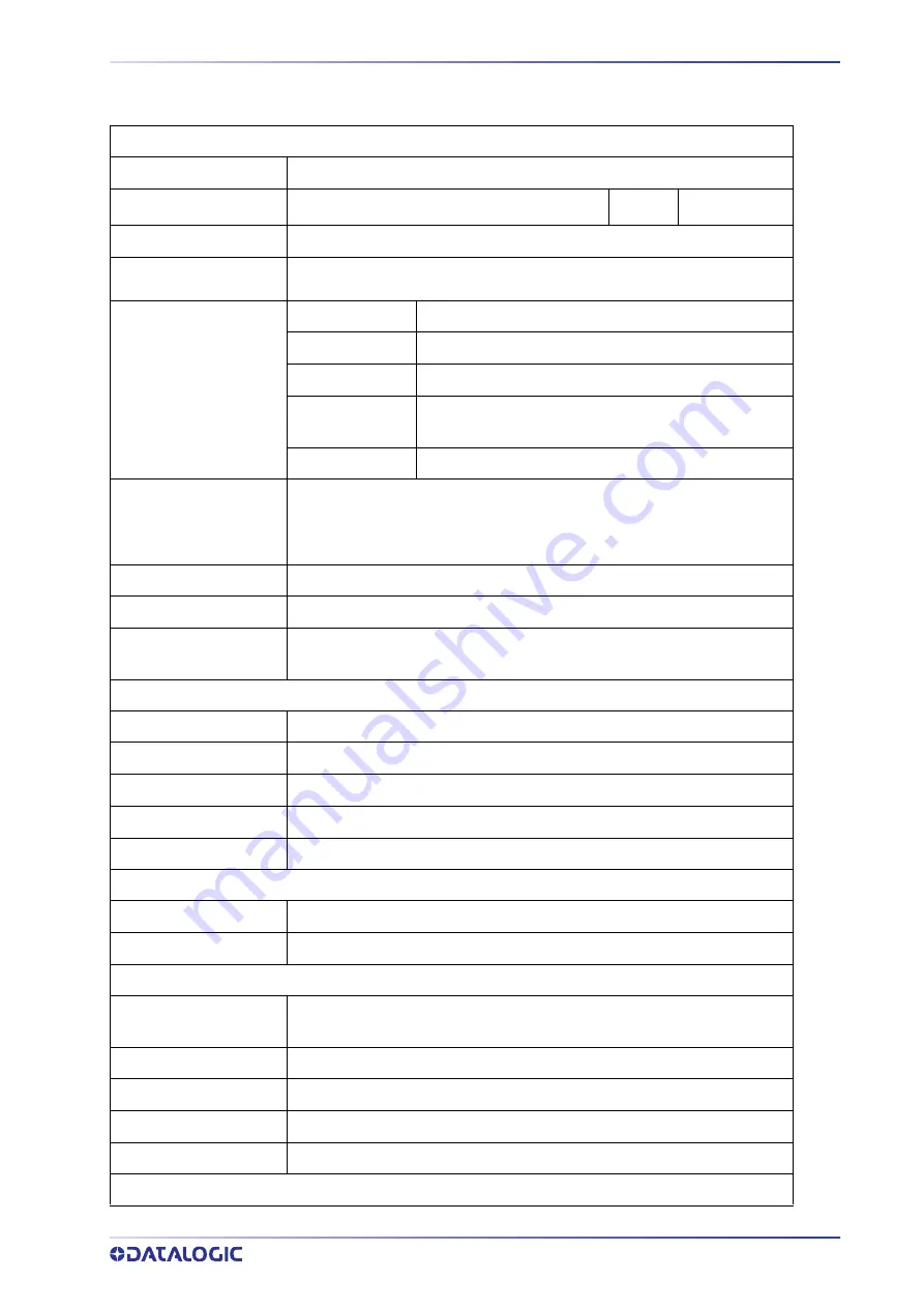 Datalogic AV500 Product Reference Manual Download Page 309