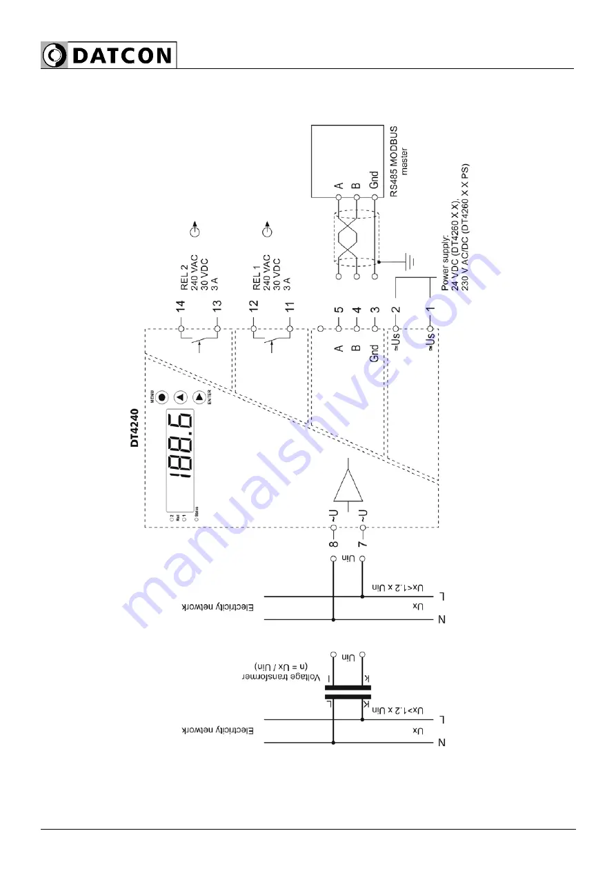 Datcon DT4240 Series Operating Instructions Manual Download Page 70