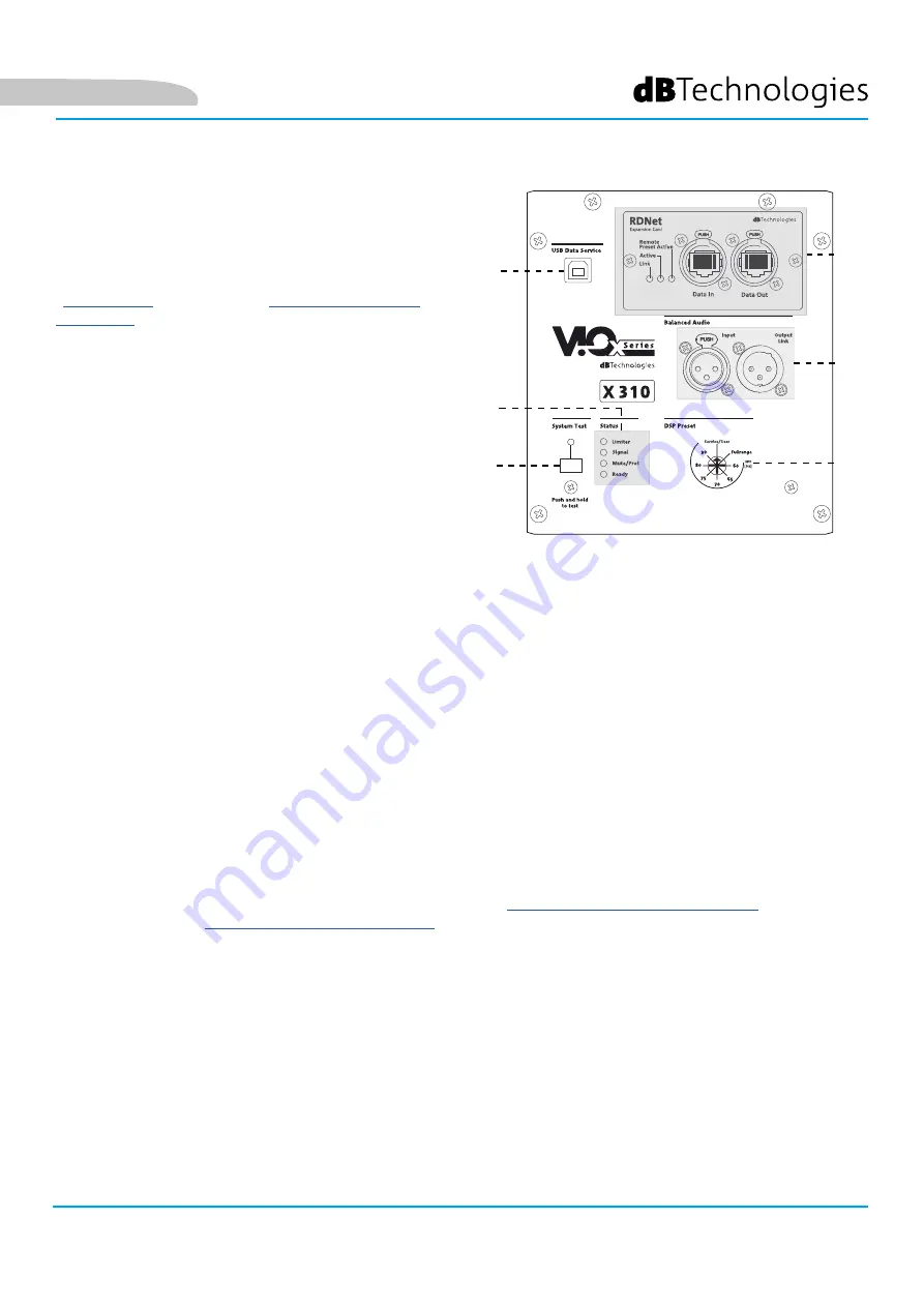 dB Technologies VIO X310 Скачать руководство пользователя страница 75