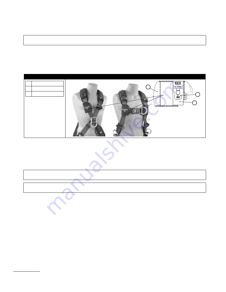 DBI SALA ExoFit NEX X300 User Instruction Manual Download Page 15