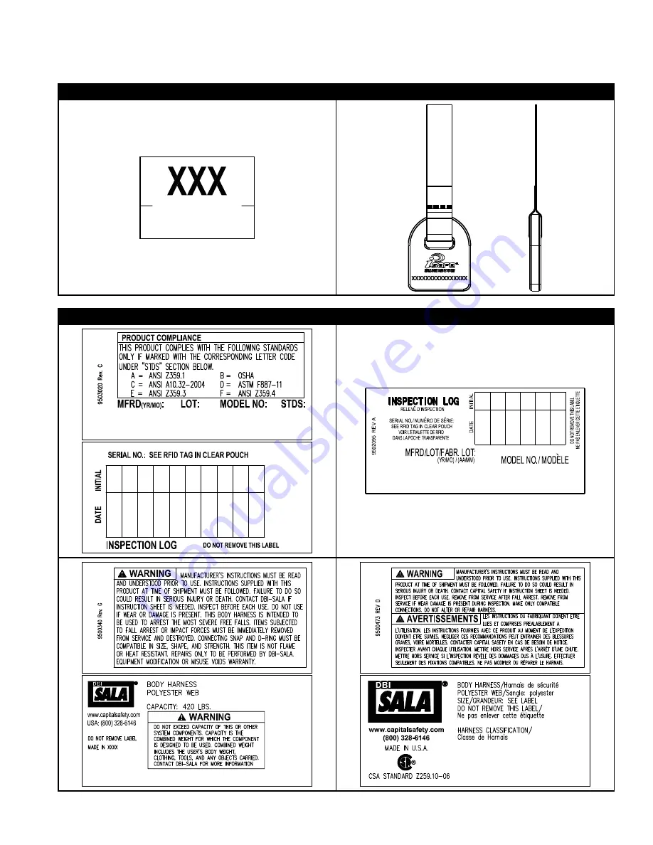 DBI SALA ExoFit NEX X300 Скачать руководство пользователя страница 18