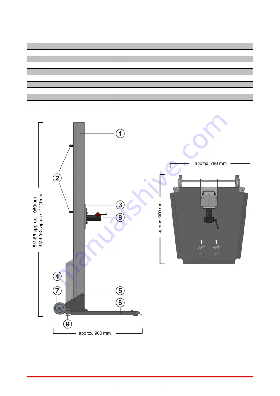 e-Bikelifter BM-65 Instruction Manual Download Page 13