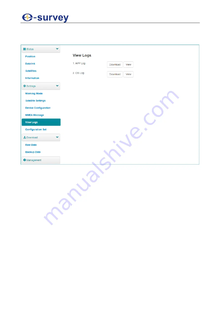 e-survey E200 User Manual Download Page 20