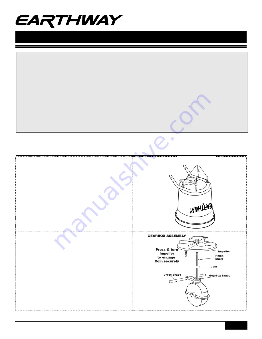 EarthWay SIDESPREAD CONTROL 2150 Assembly Instructions Manual Download Page 2