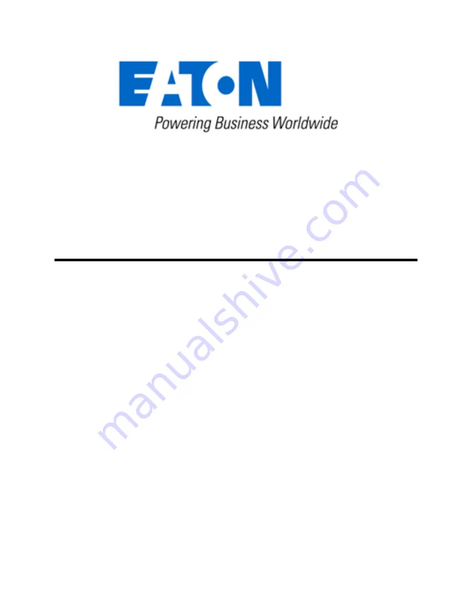 Eaton RFG-301 User Manual Download Page 1